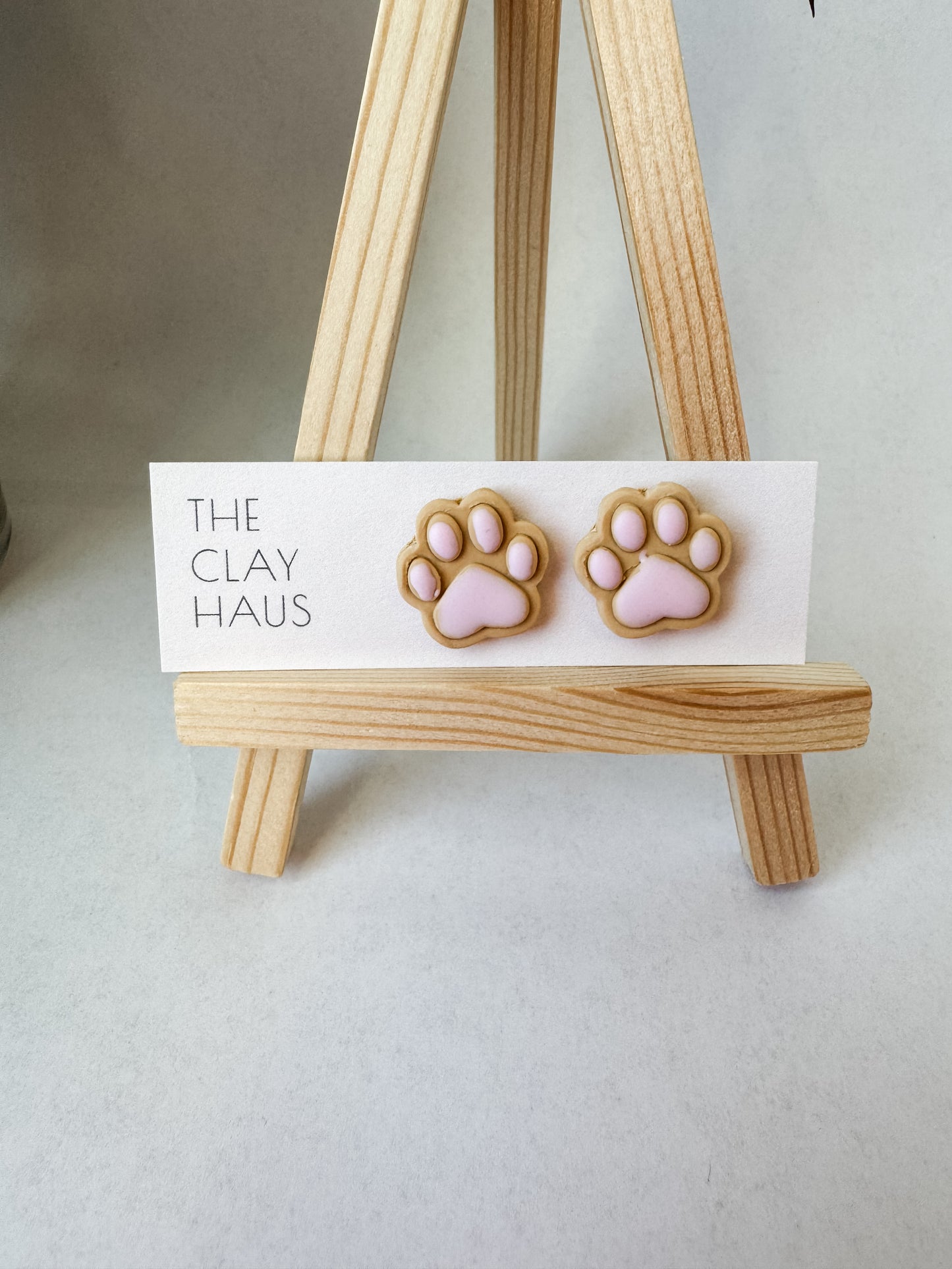 Paw Print Studs