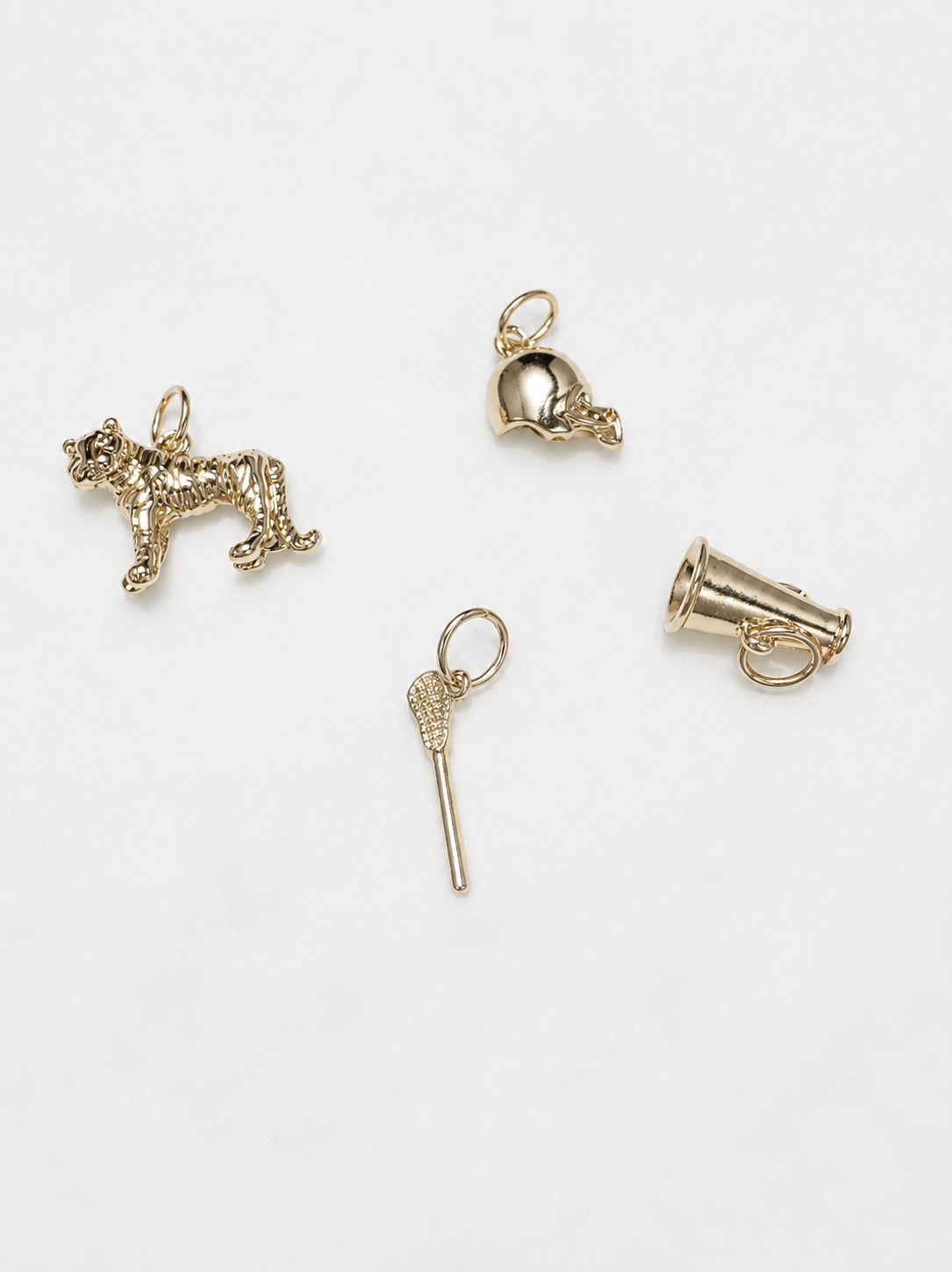 Gold Plated Sports Charms