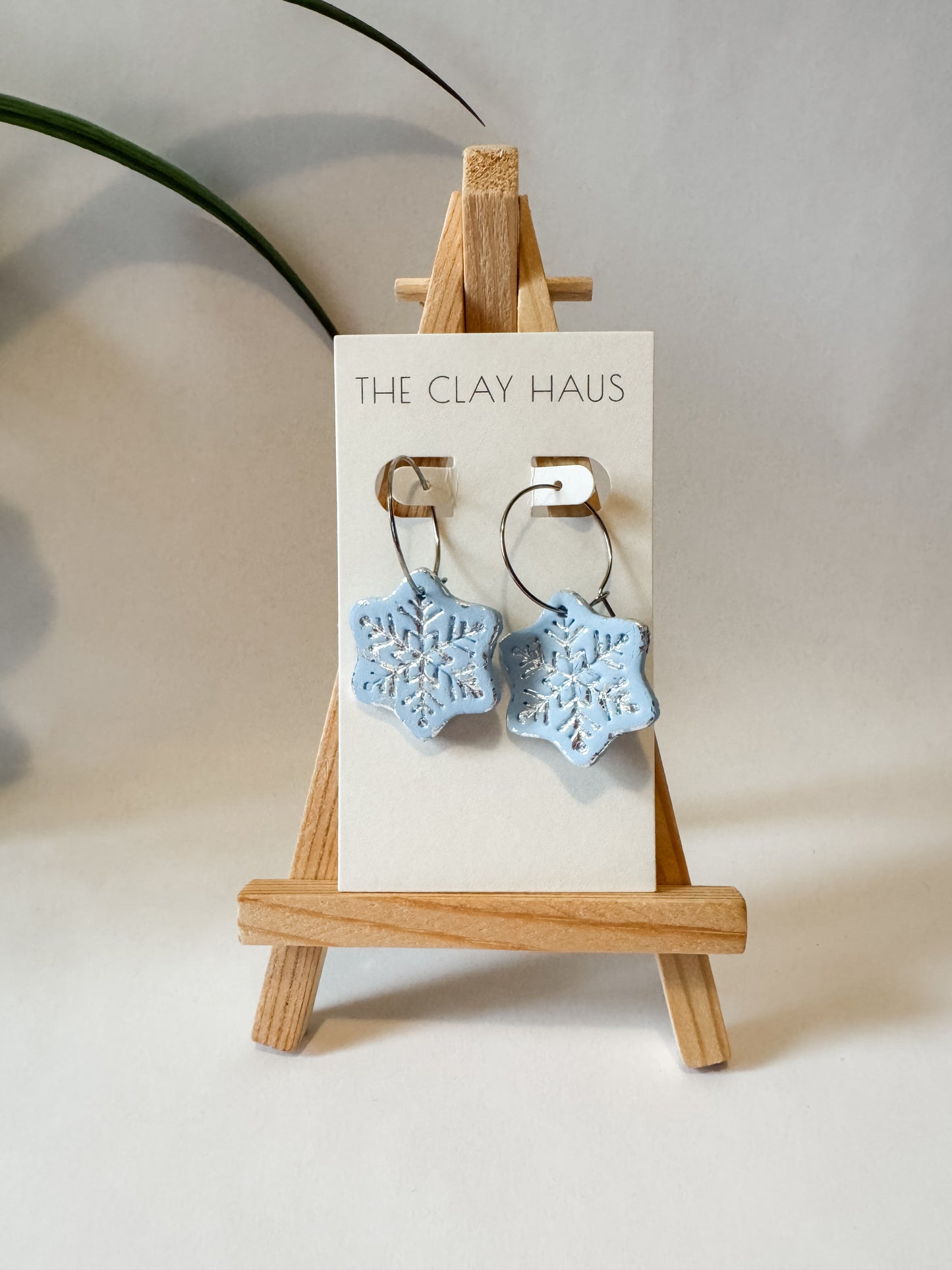 Foiled Snowflake Dangles