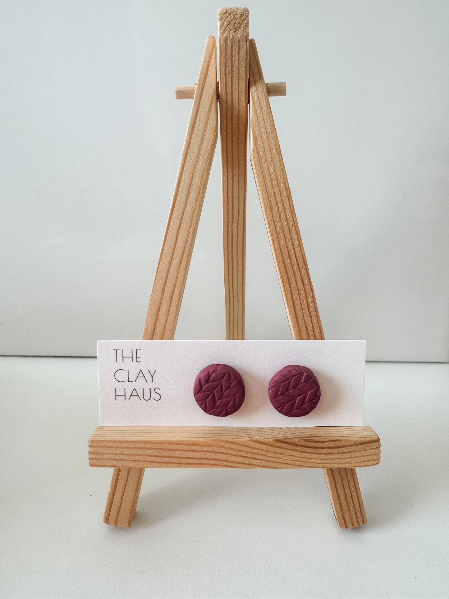 Large Knit Studs