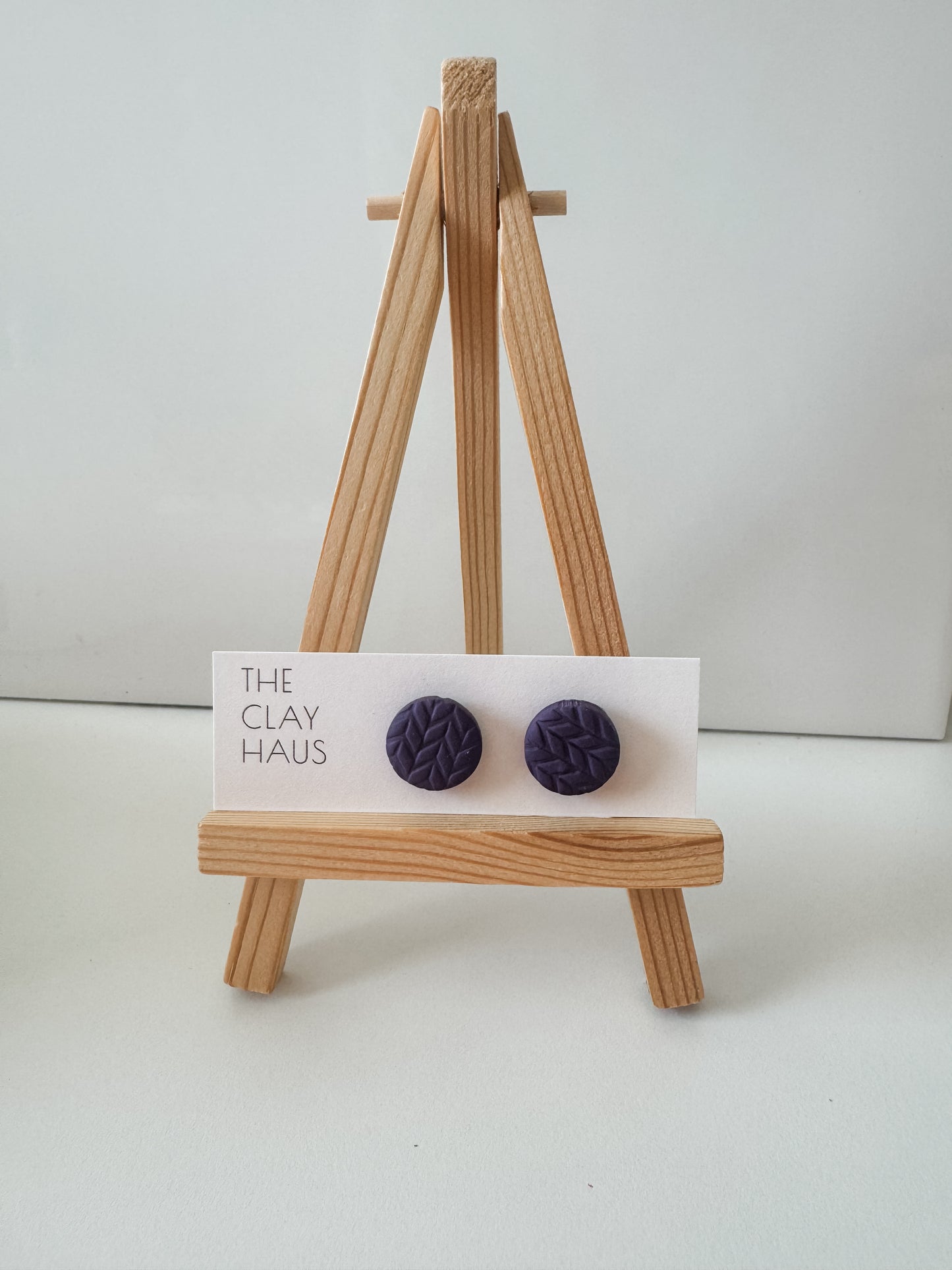 Large Knit Studs
