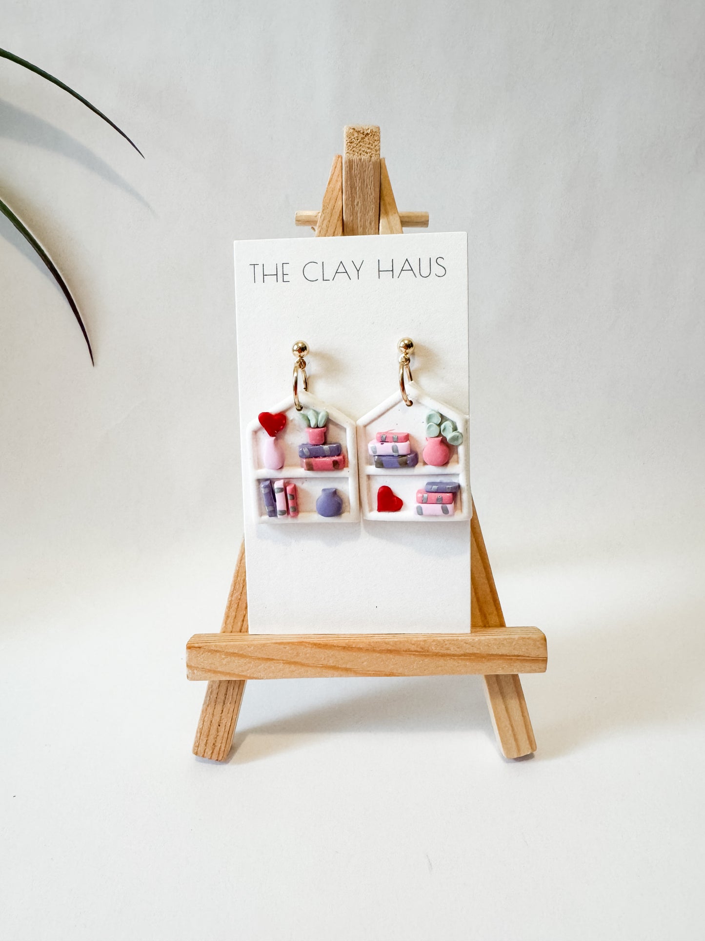 Large Pink Bookshelf Dangle