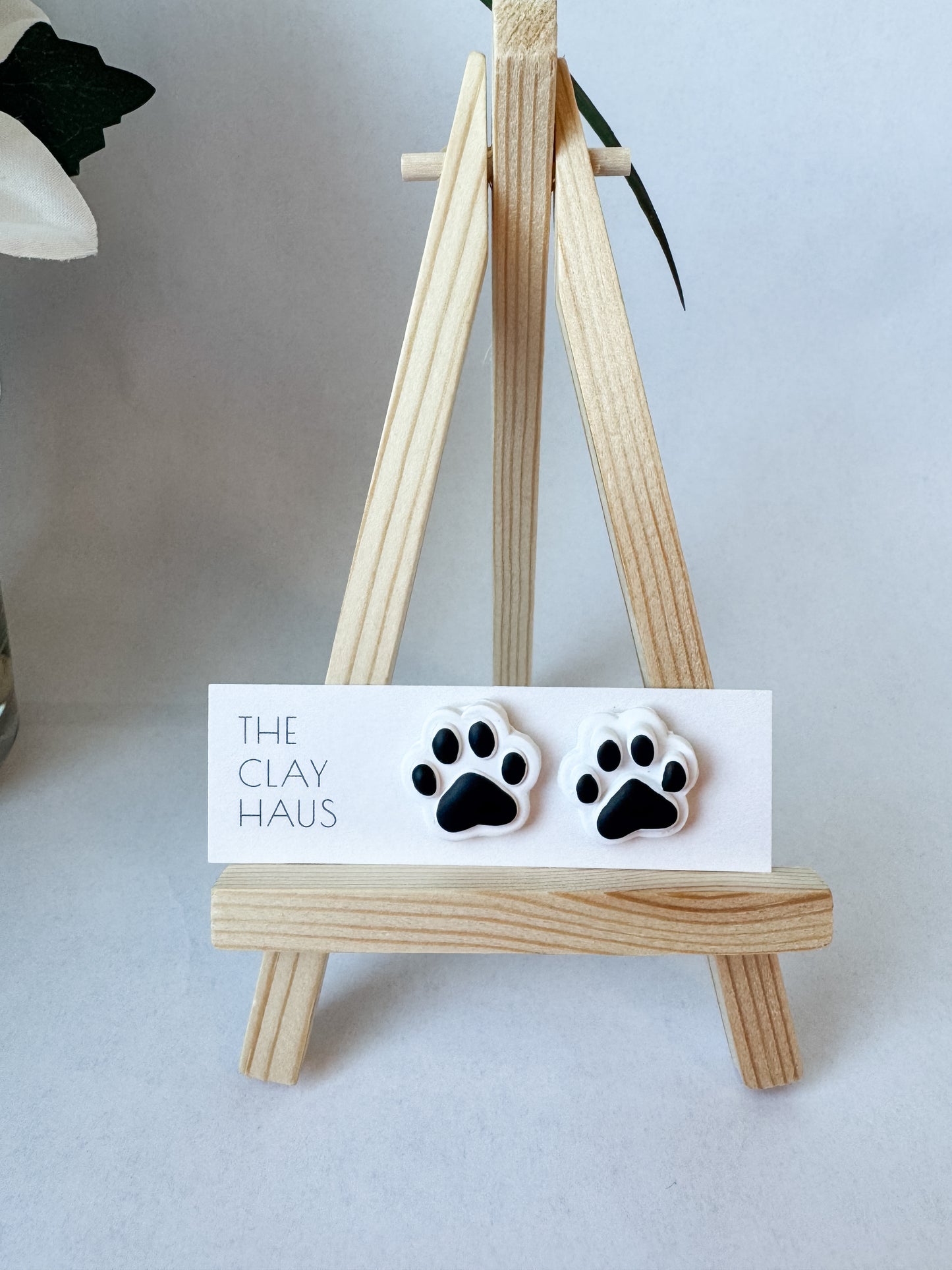 Paw Print Studs