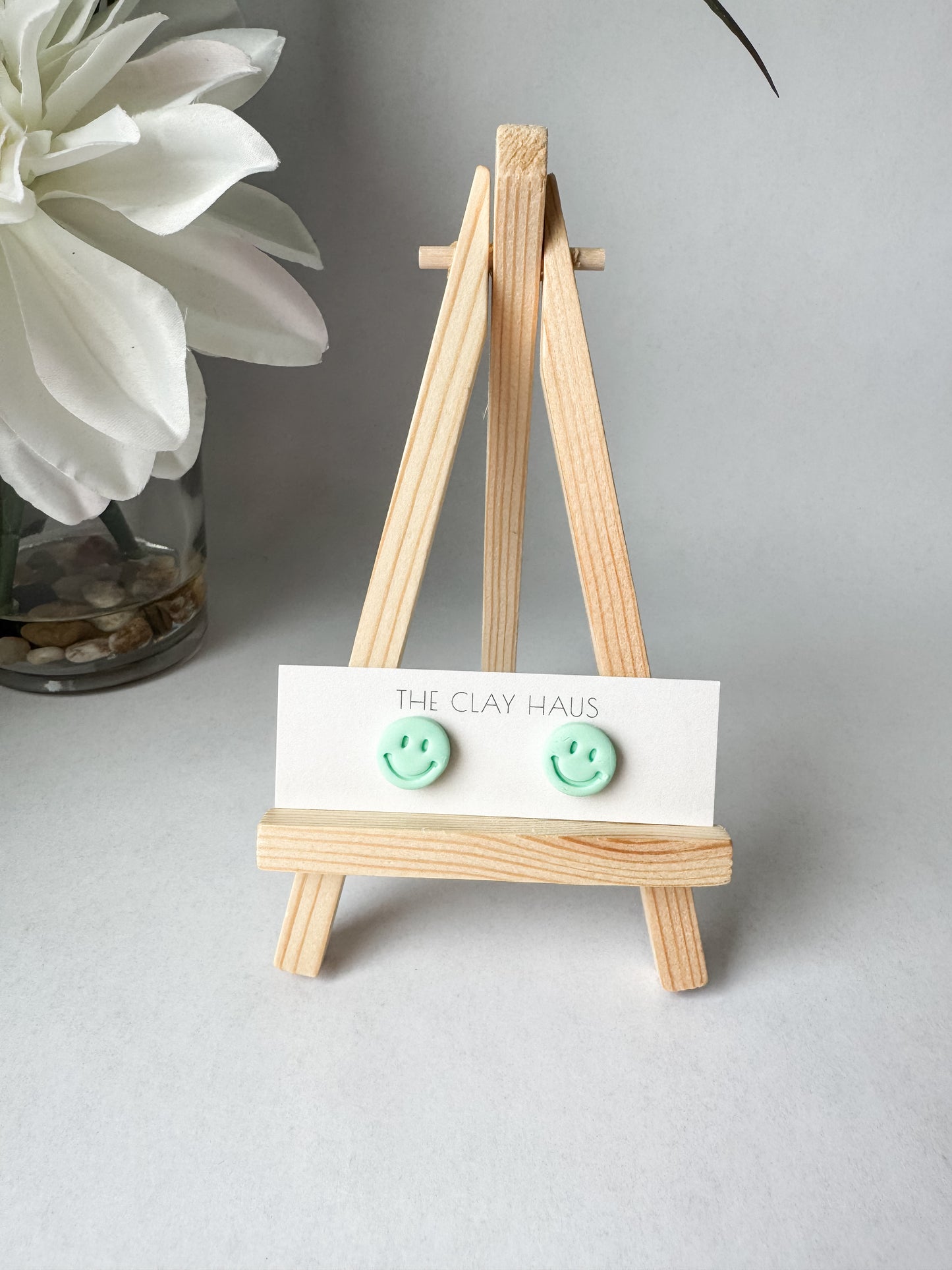 Smile Studs (Multiple Colors)