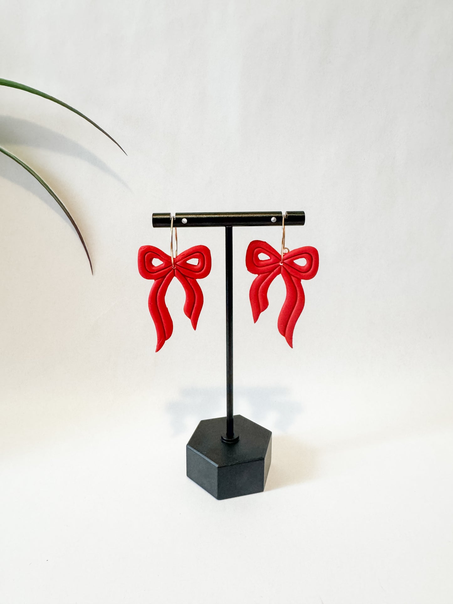 Bow with Gold Hoop (Multiple Colors)