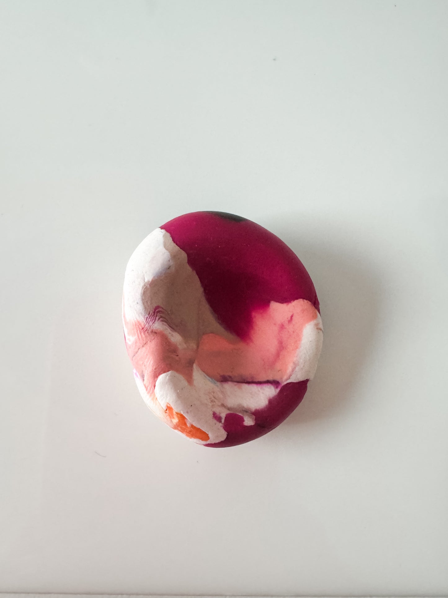 Calming Clay Magenta Swirl