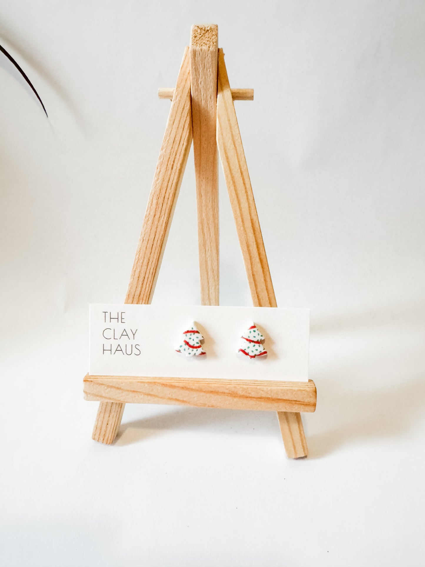 Christmas Cake Studs (Multiple Sizes)