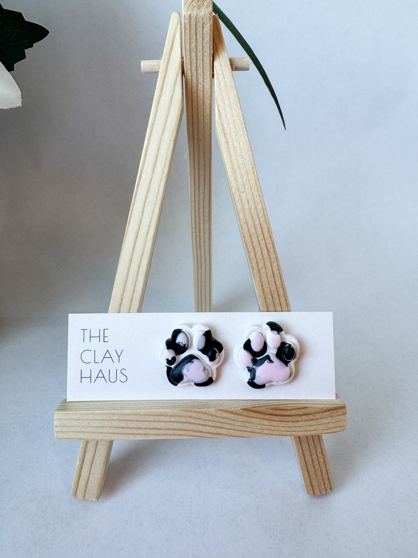 Paw Print Studs