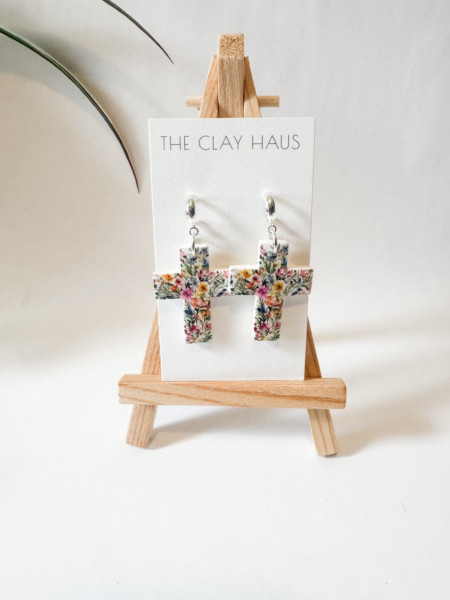 Wildflower Cross Dangle