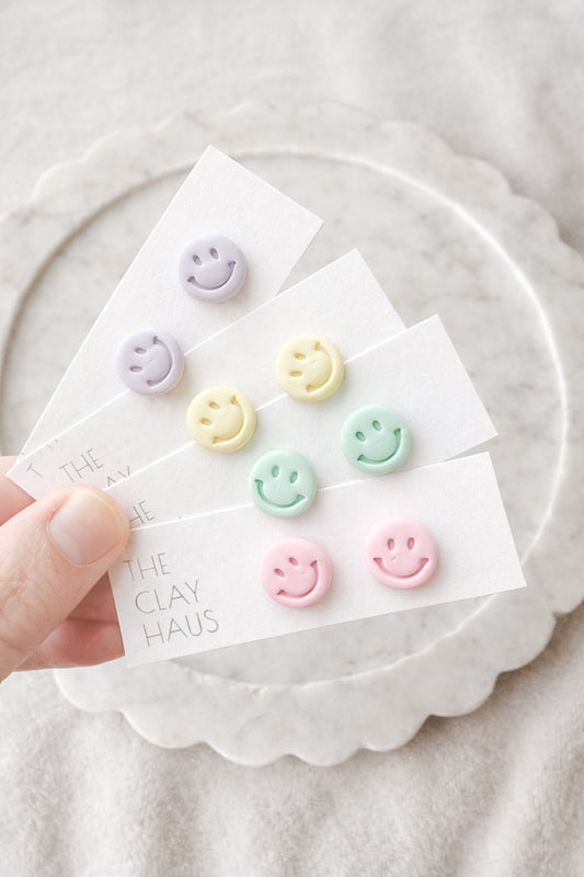 Smile Stud {Multiple Colors}