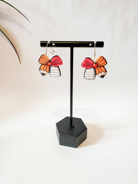 Pencil Bow Dangles