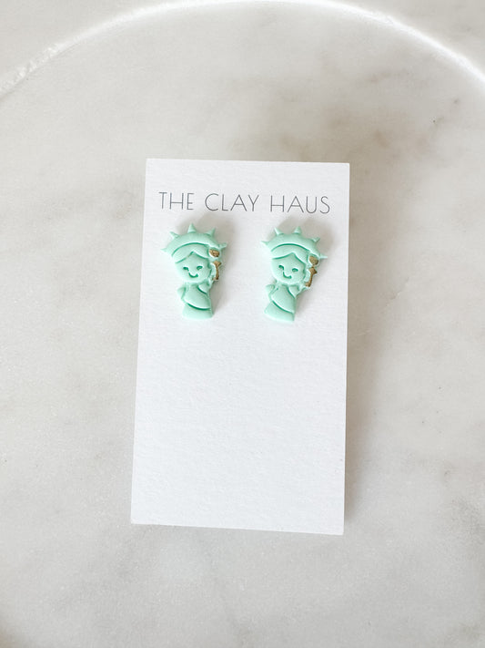Lady Liberty Studs