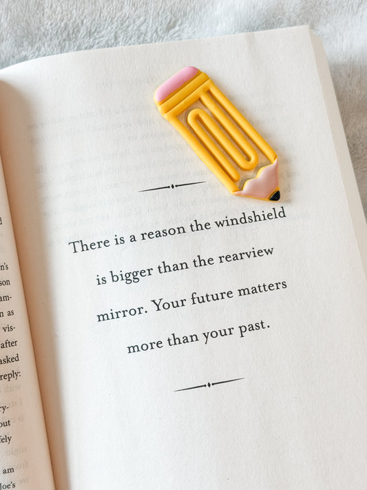 Pencil Paperclip Bookmark