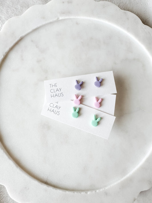 Mini Bunny Stud {Multiple Colors}