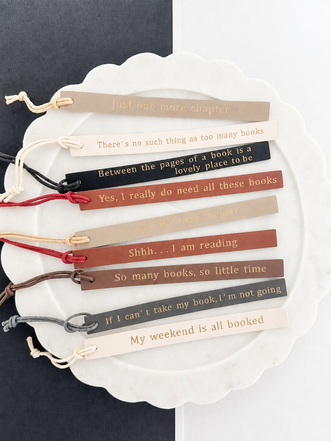 Leather Bookmarks