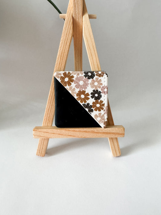 Neutral Floral Bookmark