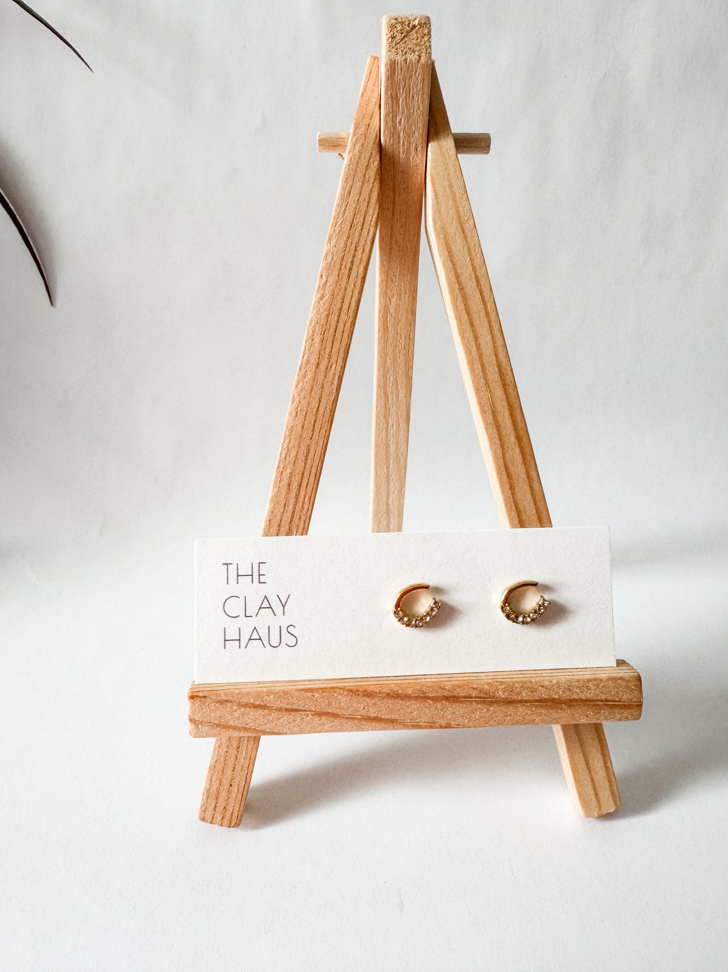 Mini Horseshoe CZ Stud