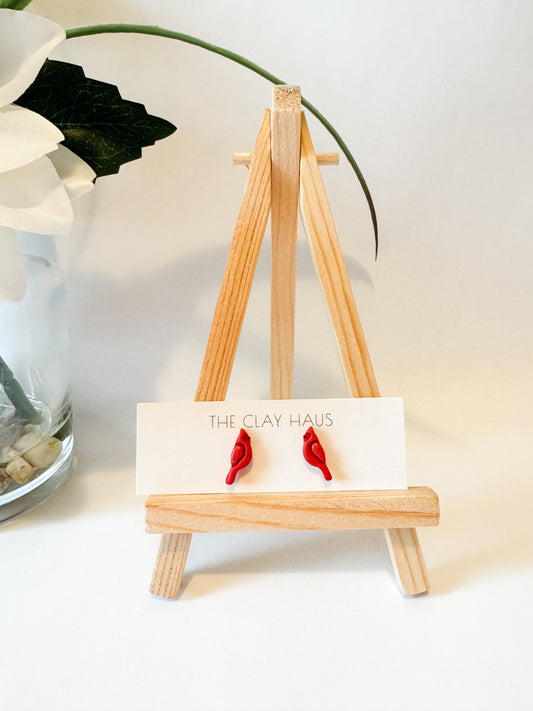 Cardinal Studs