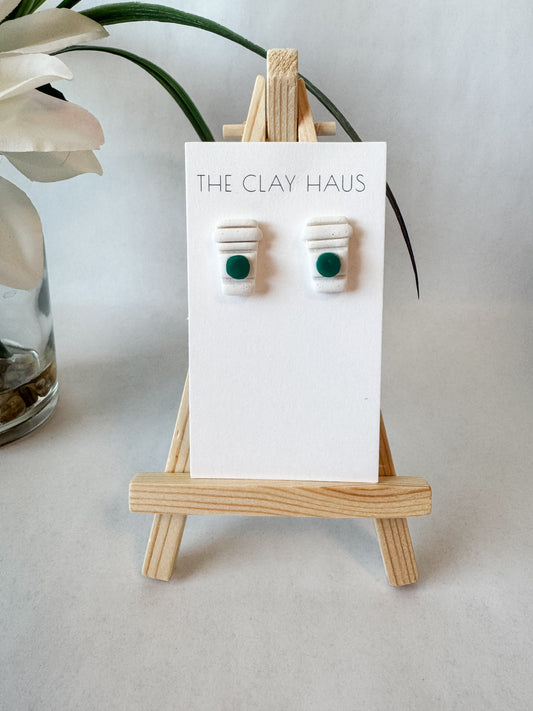 Green Coffee Studs