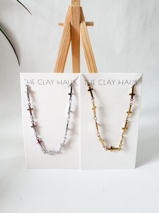 Cross Chain Bracelet