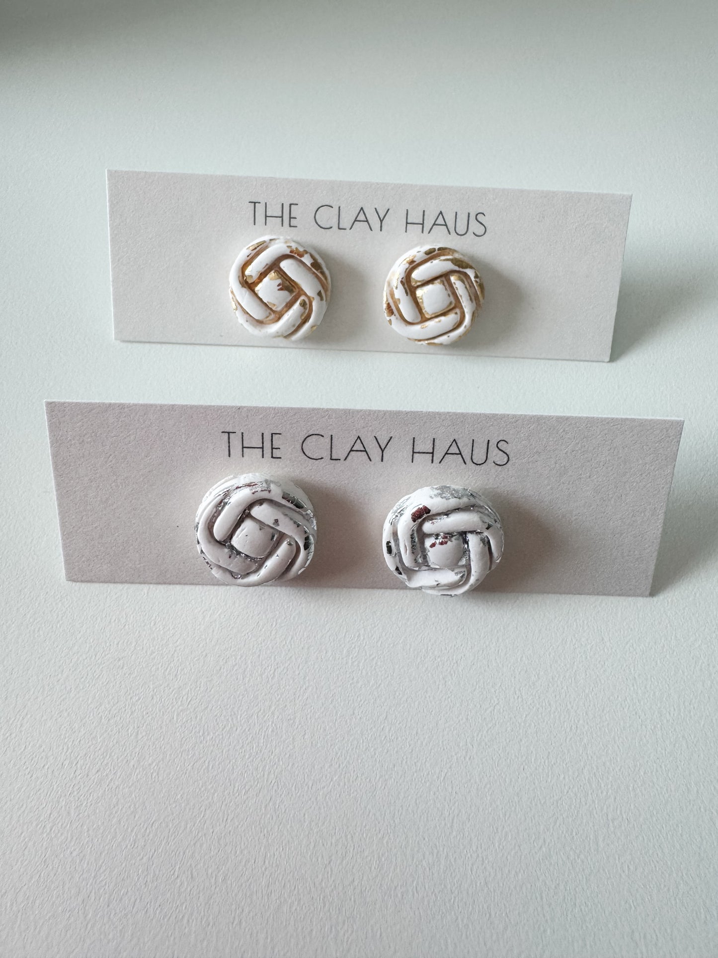 Foiled Knot Studs