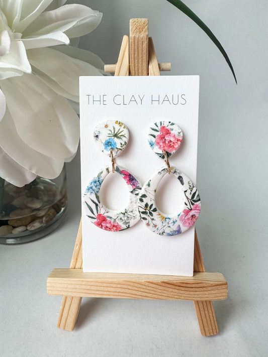 Wildflower Oval Dangle (Multiple Styles)