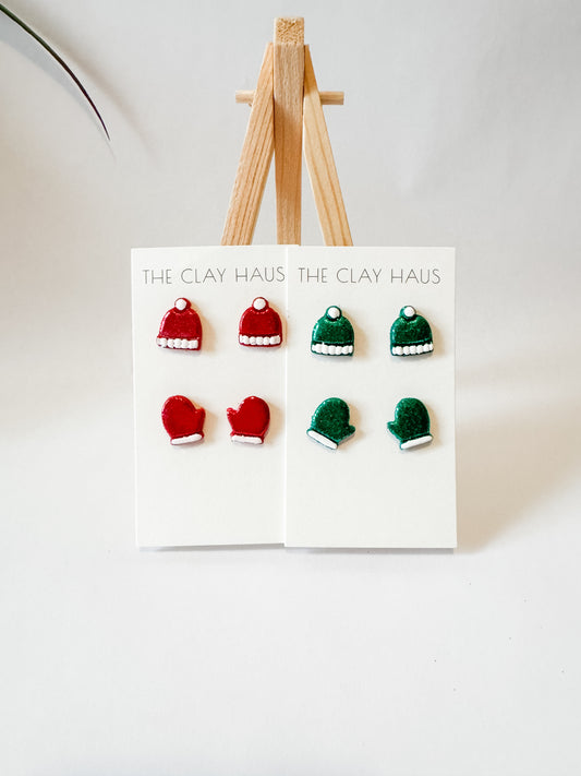 Hat + Mittens Set (Multiple Colors)