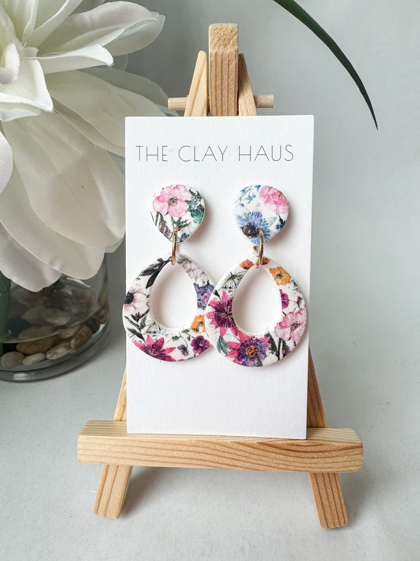 Wildflower Oval Dangle (Multiple Styles)