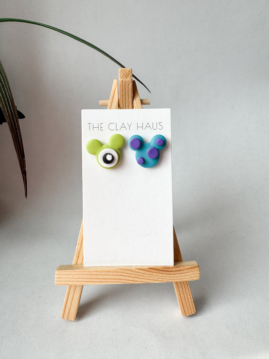 Monster Mouse Studs