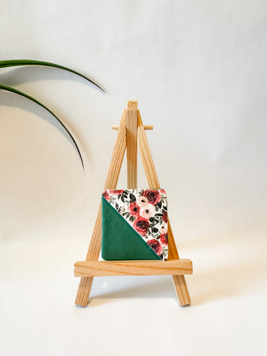 Christmas Rose Corner Bookmark