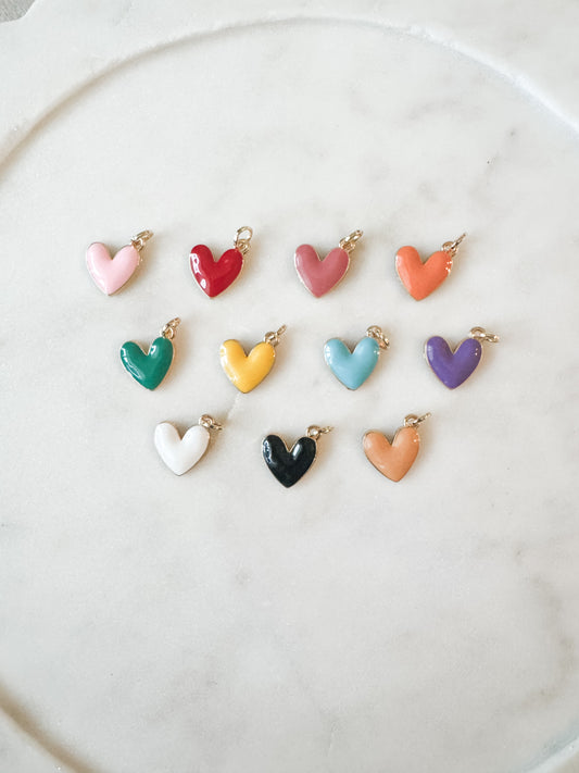 Heart Charm {Multiple Colors}
