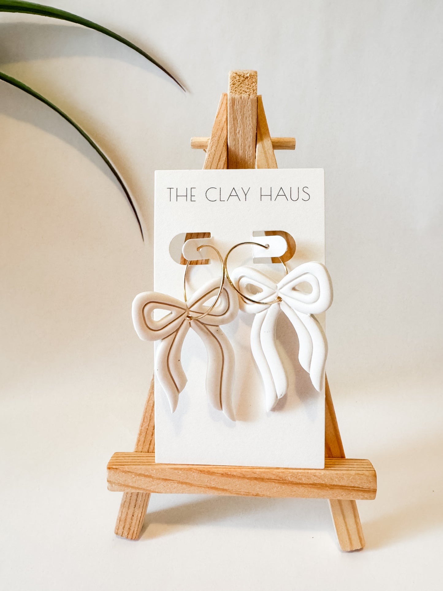 Bow with Gold Hoop (Multiple Colors)