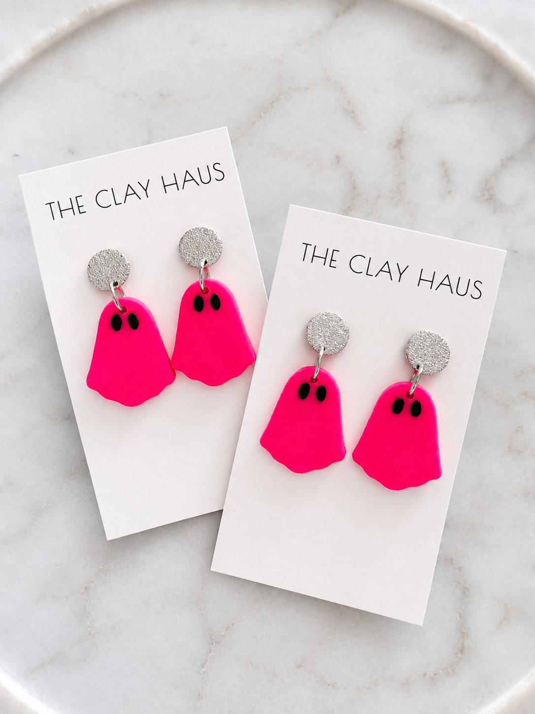 Neon Pink Ghosts