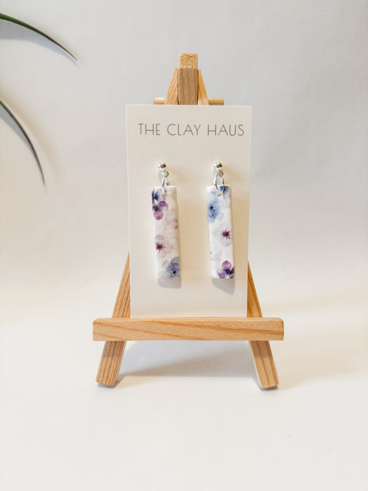 Watercolor Floral Dangle