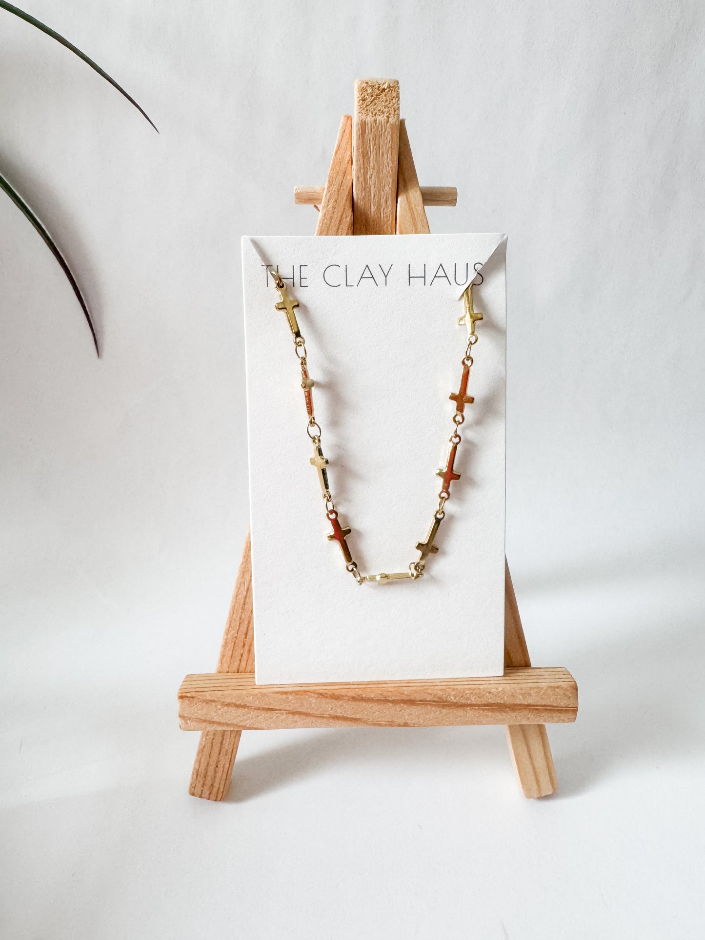 Cross Chain Bracelet